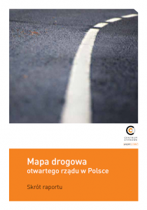Mapa drogowa otwartego rządu w Polsce Mapa drogowa otwartego rządu w Polsce