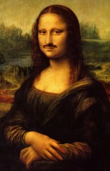 Mona Lisa with Moustache